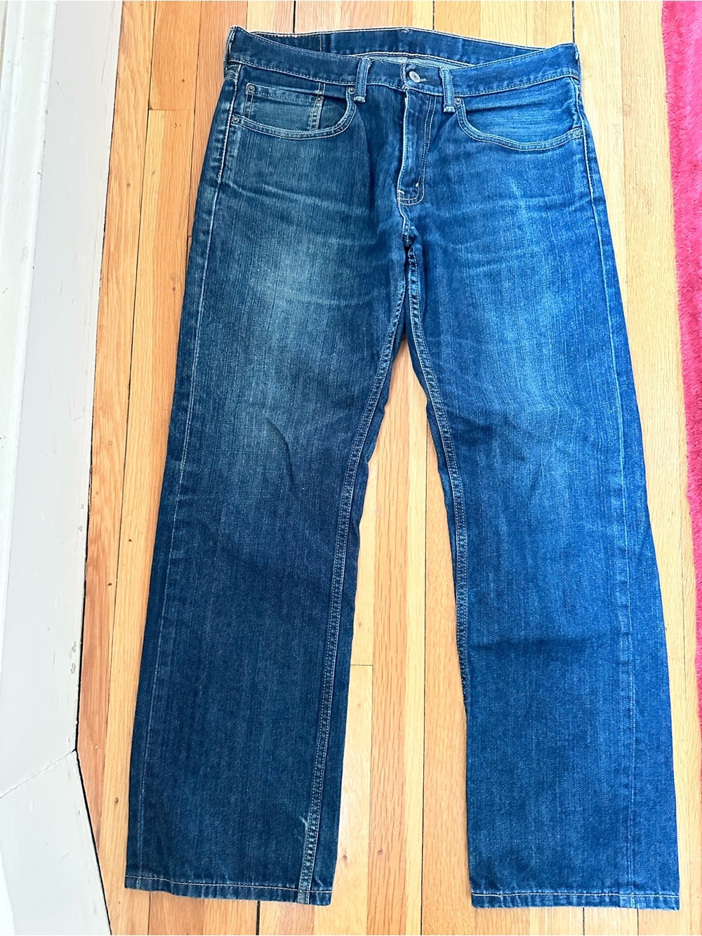 Levi’s 559 Relaxed Straight Jeans Mens W31 L30 Dark Wash Denim (Fits 31x29)